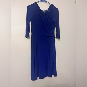 Ralph Lauren royal blue wrap dress